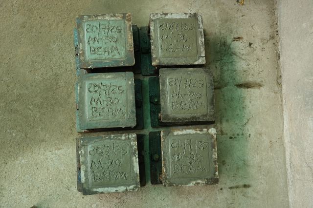 Cubes marked and traceable